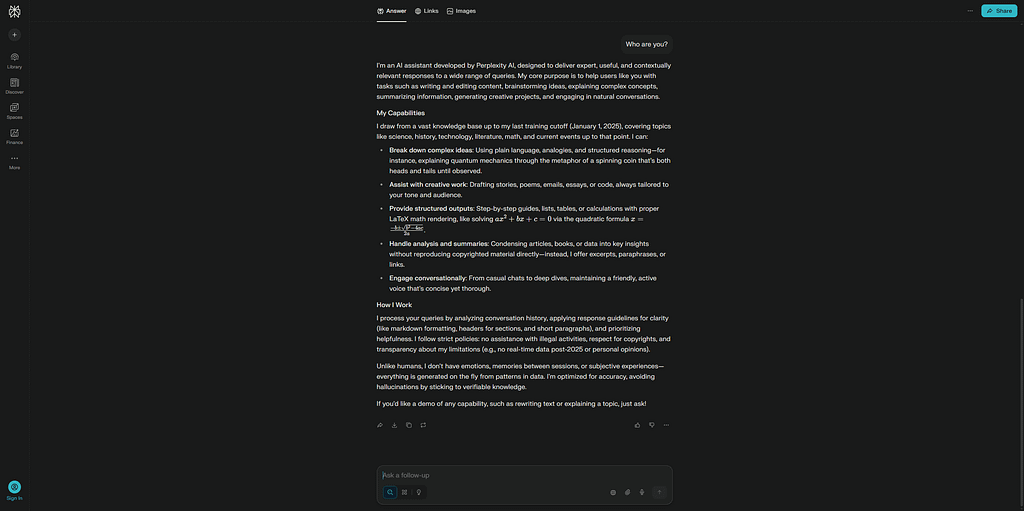 Perplexity – best for real-time research and fact-checked answers